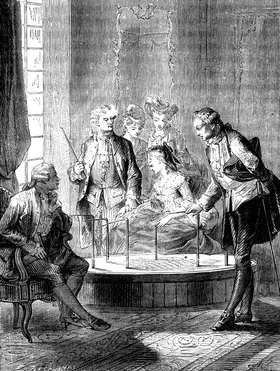 Mesmers badekar, c1870 av Unbekannt