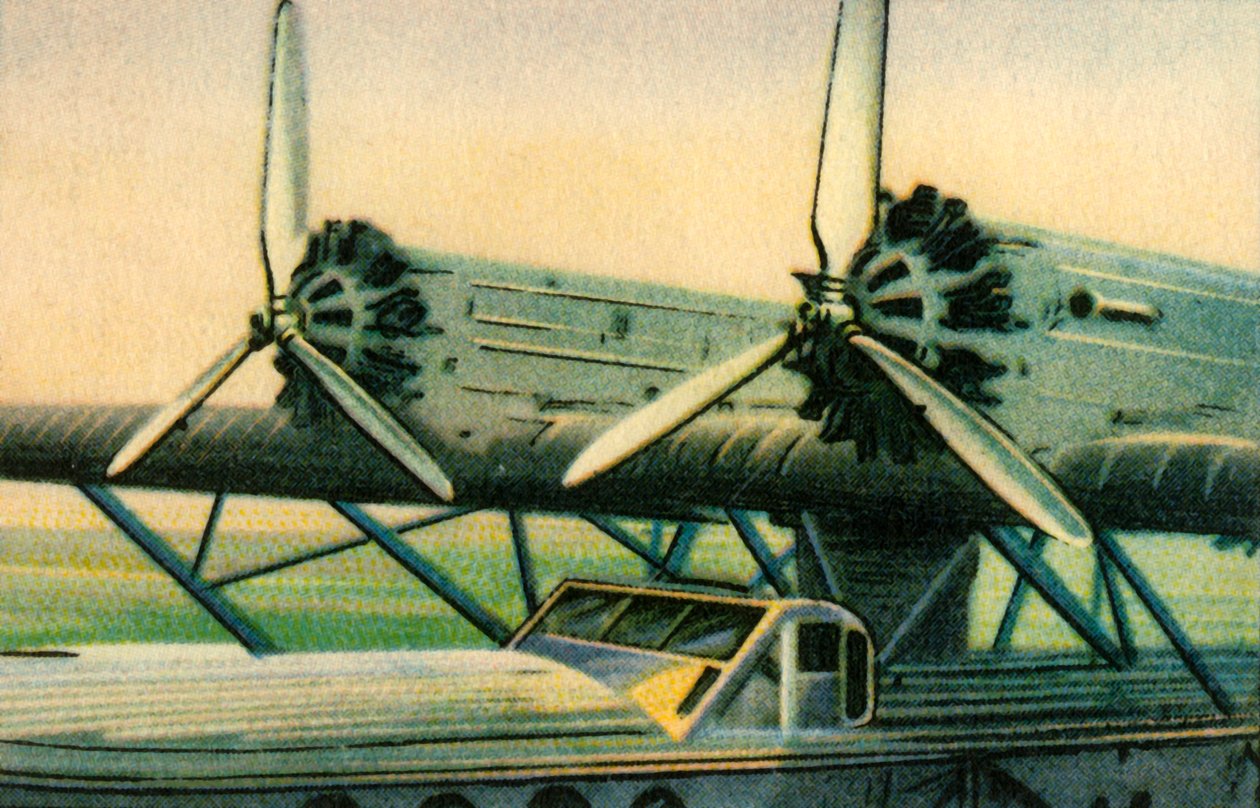 Flypropeller i metall, 1932. av Unbekannt