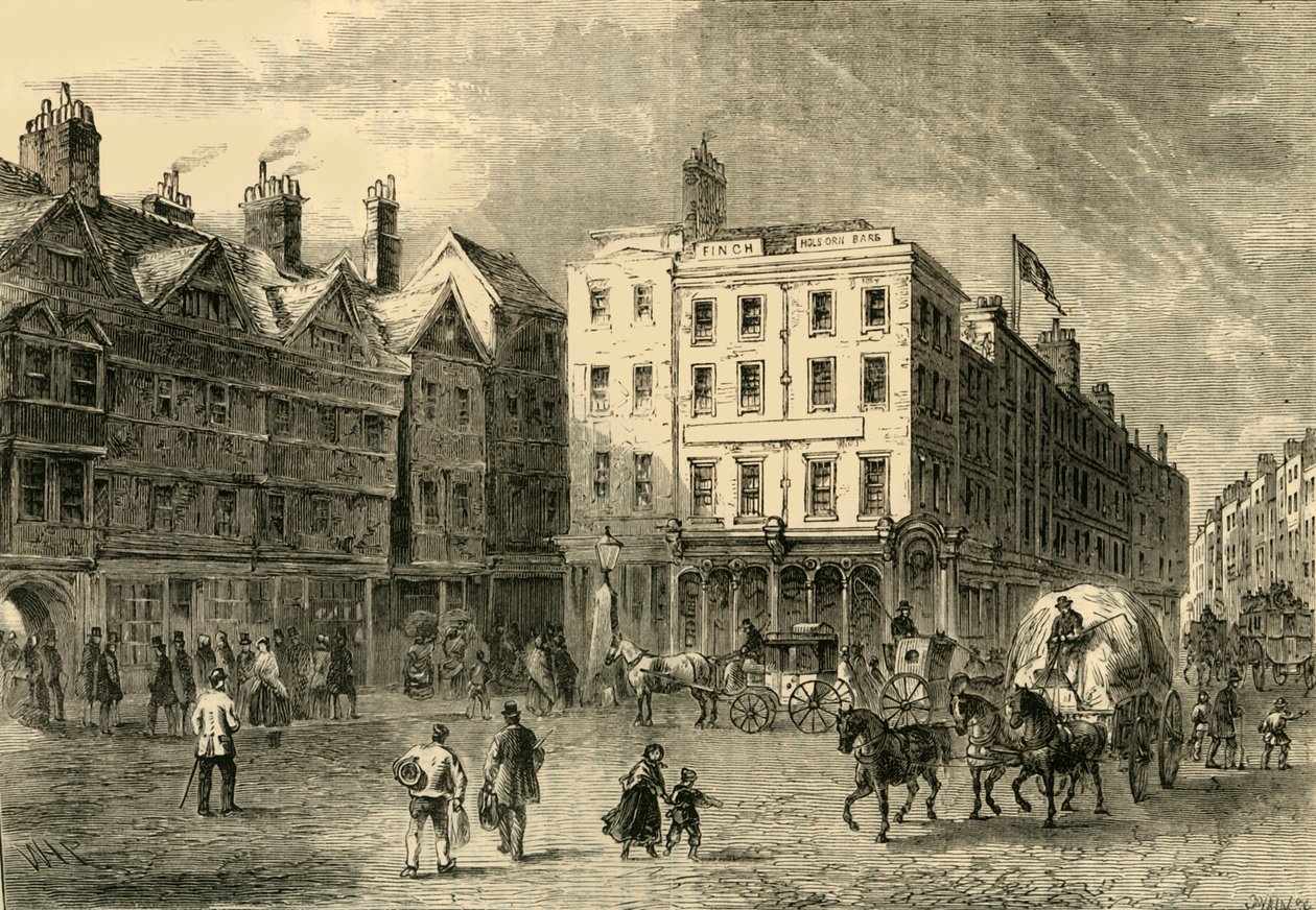 Middle Row, Holborn, c1872. av Unbekannt