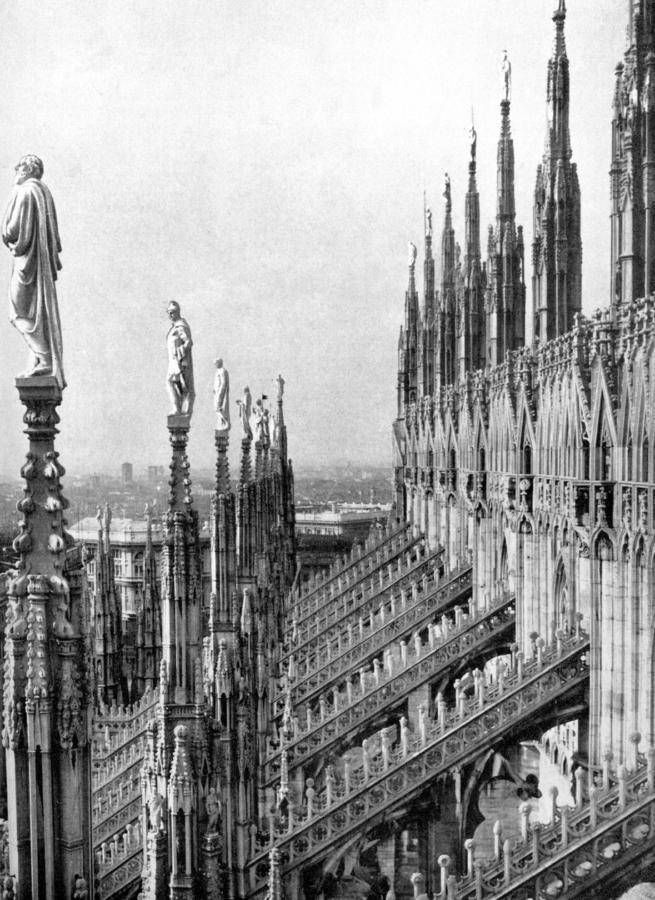 Katedralen i Milano, Italia, 1926 av Unbekannt