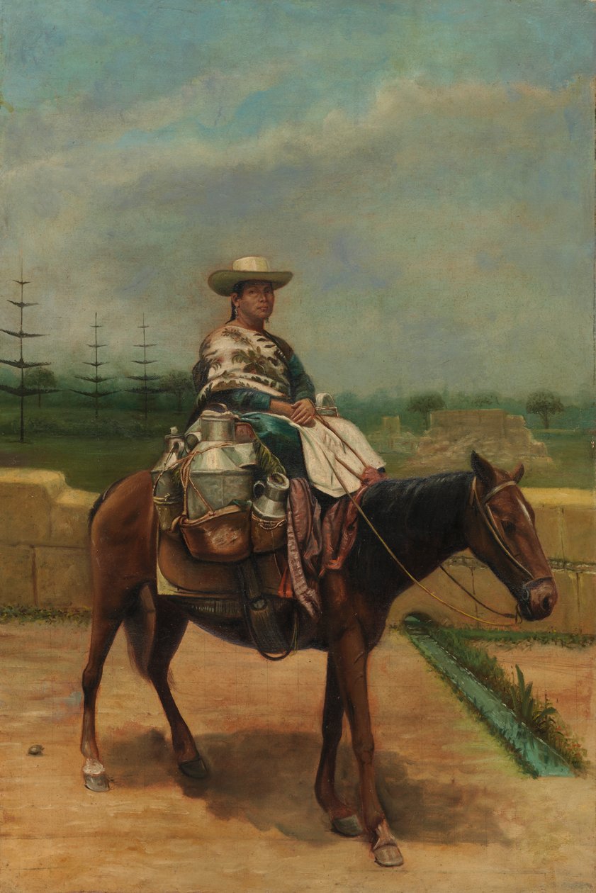 Milk Woman, ca. 1890-1892. av Unbekannt