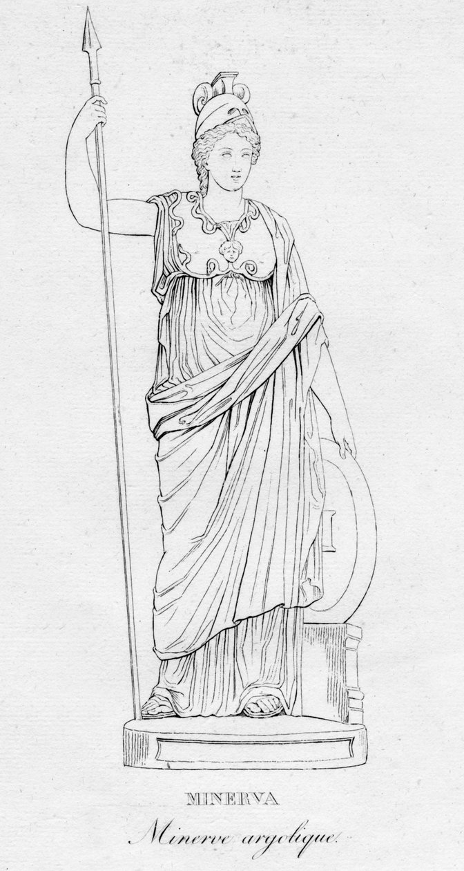 Minerva Argolic Minerva, c1850 av Unbekannt