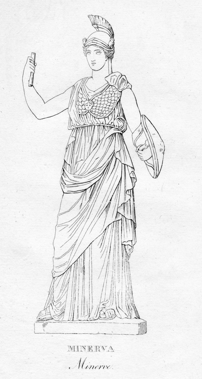 Minerva Minerva, c1850 av Unbekannt