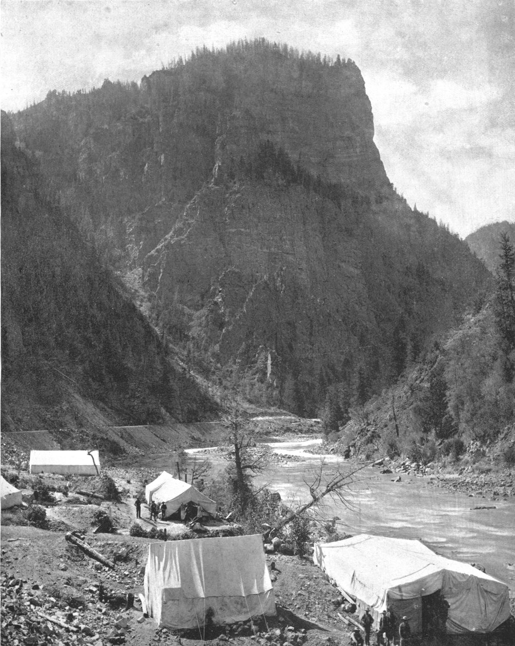Mining Camp, Nevada, USA, c1900. av Unbekannt