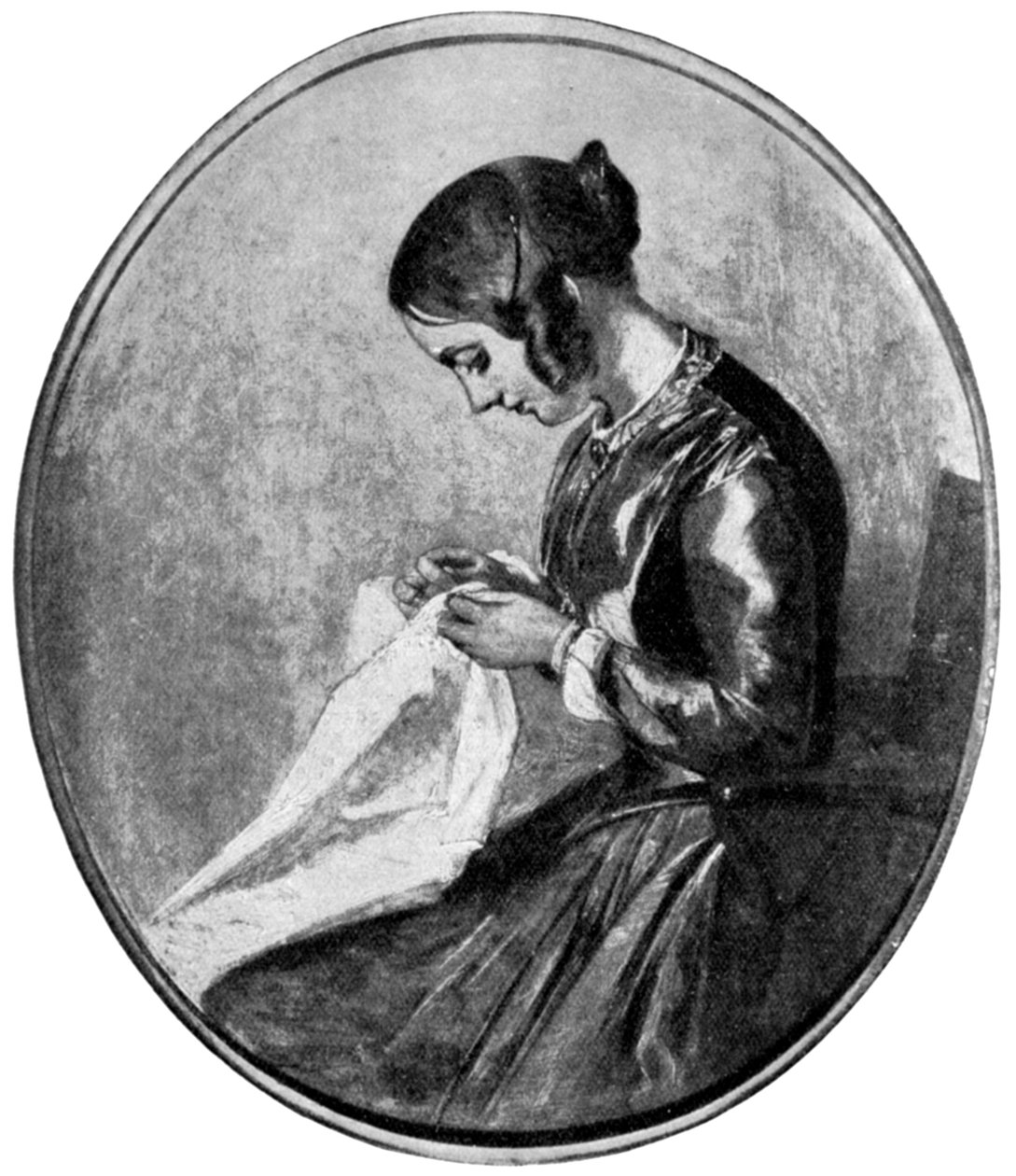 Frøken Georgina Hogarth, c1850 1912 av Unbekannt