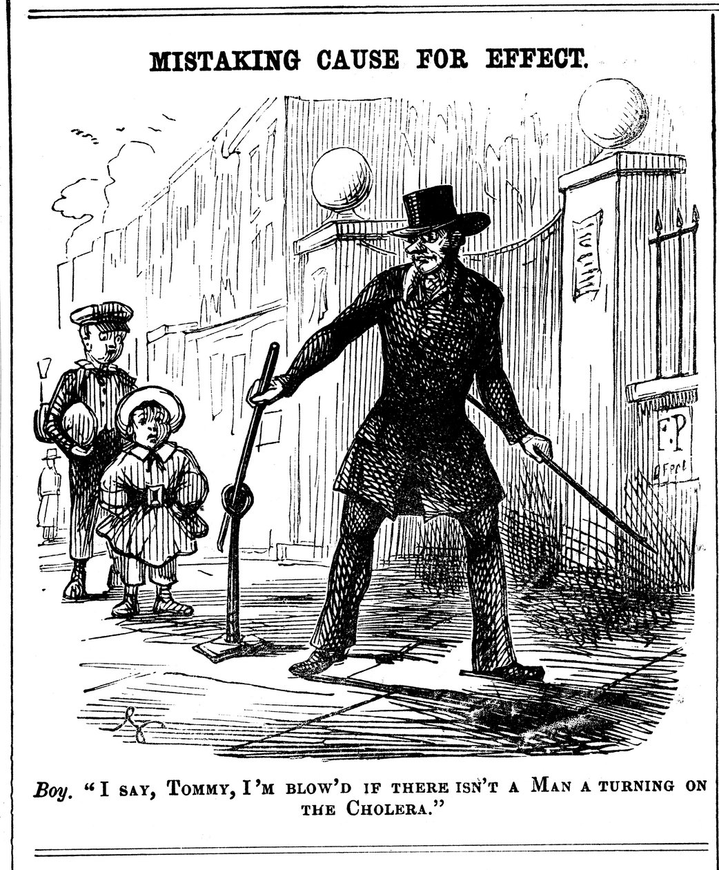 Mistaking Cause for Effect, 1849 av Unbekannt