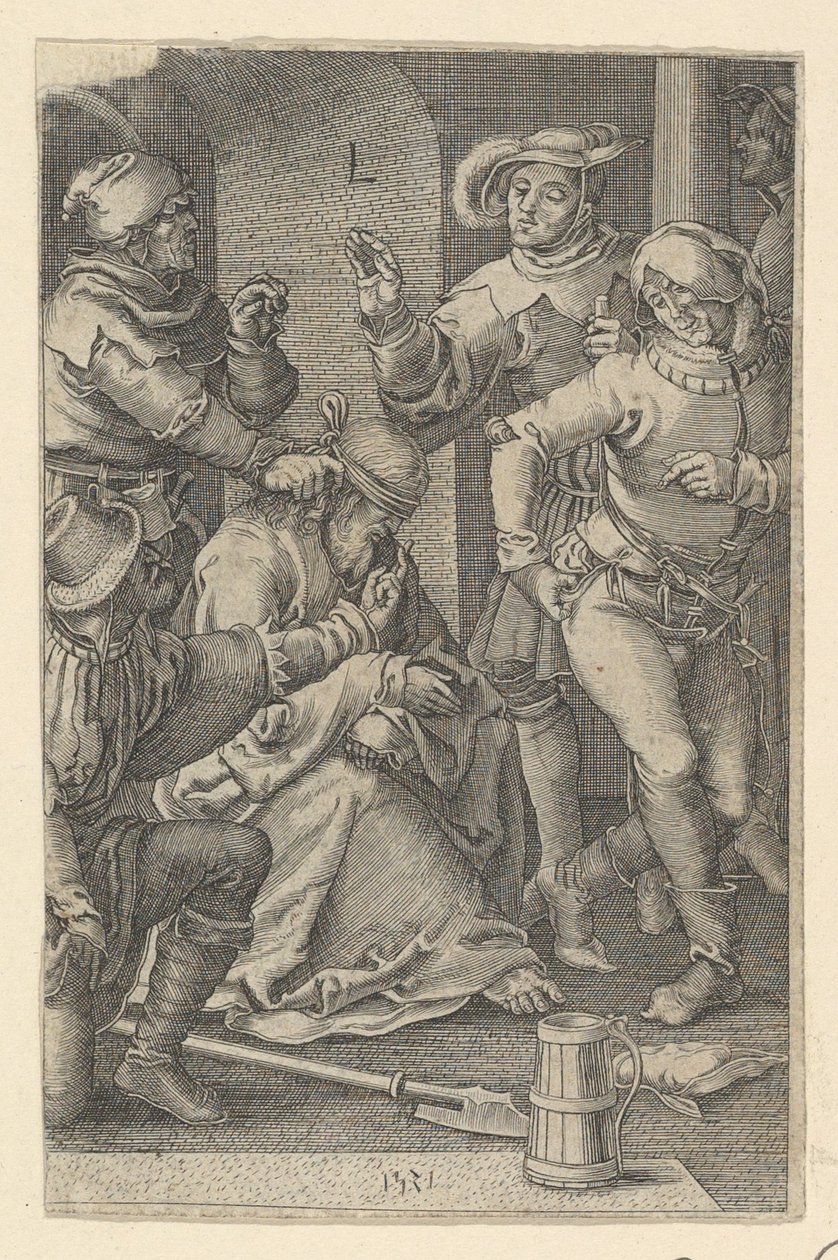 Mocking of Christ copy.n.d. av Unbekannt