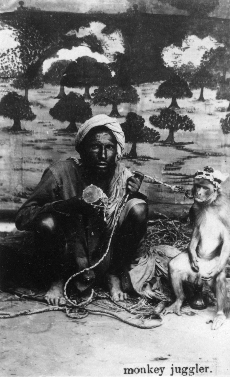 Apesjøgler, India, 1900-tallet av Unbekannt
