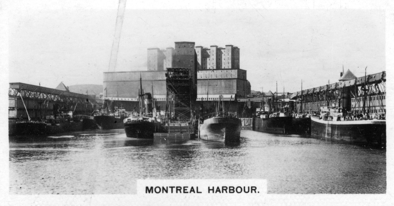 Montreal Harbour, Quebec, Canada, ca 1920-tallet av Unbekannt