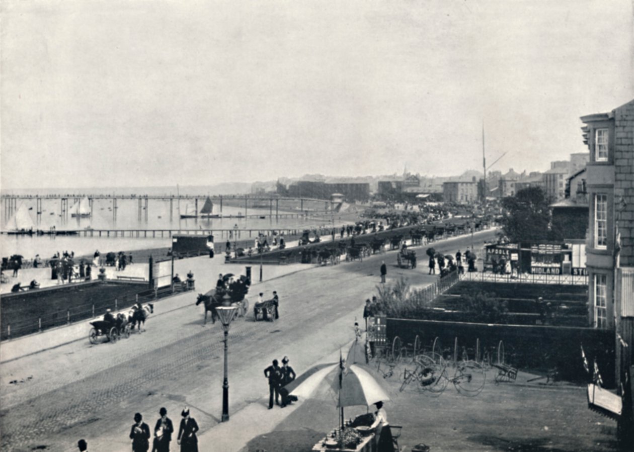 Morecambe - The Promenade, 1895 av Unbekannt