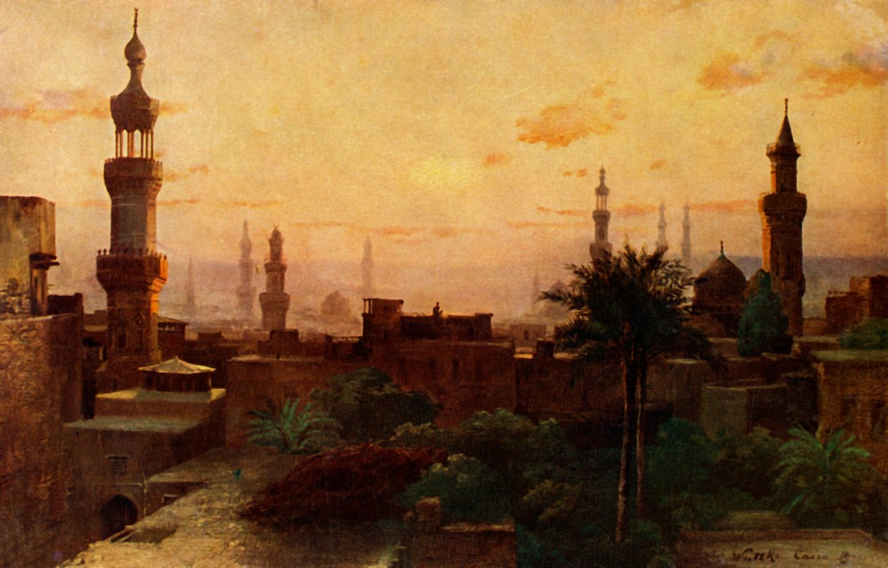 Morgen i Kairo, c1918-c1939. av Unbekannt