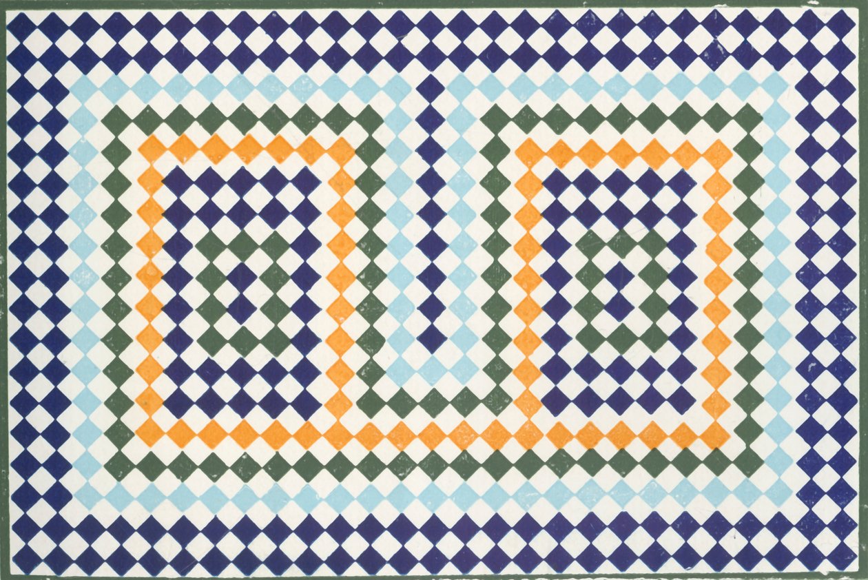 Mosaikker i badene, 1907. av Unbekannt