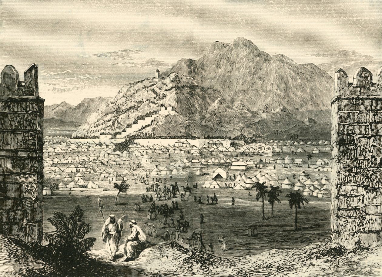 Arafat-fjellet, nær Mekka, 1890. av Unbekannt