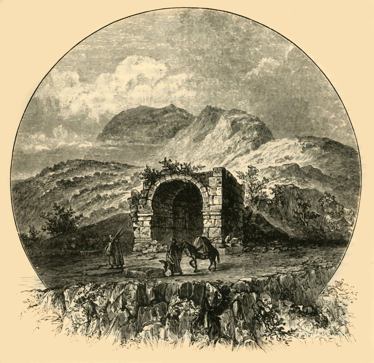 Mount Zagros, 1890. av Unbekannt