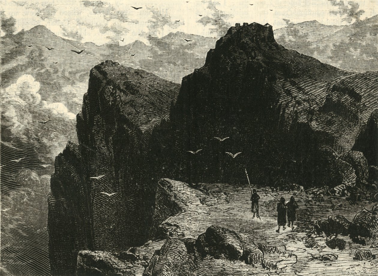 Fjellscene i Epirus, 1890. av Unbekannt
