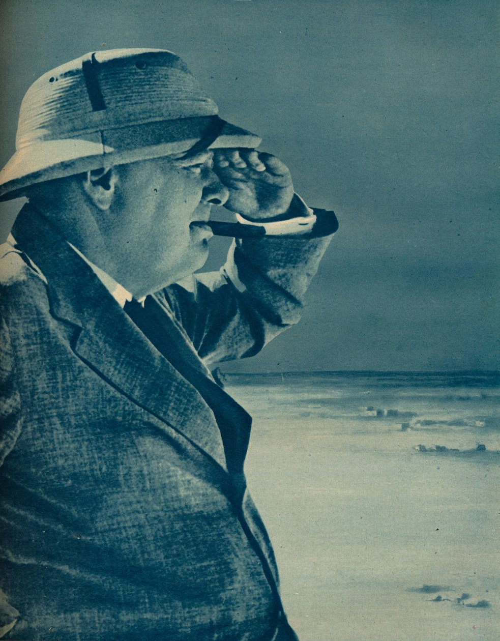 Mr. Churchill spionerer fienden, 1942. av Unbekannt