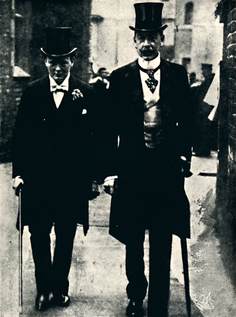 Mr. Lewis Harcourt og Mr. Churchill, c1900, 1945. av Unbekannt