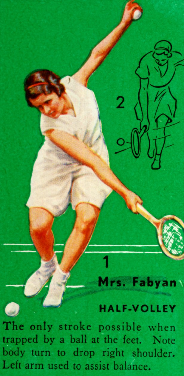 Fru Fabyan - Halvvolley, c1935. av Unbekannt