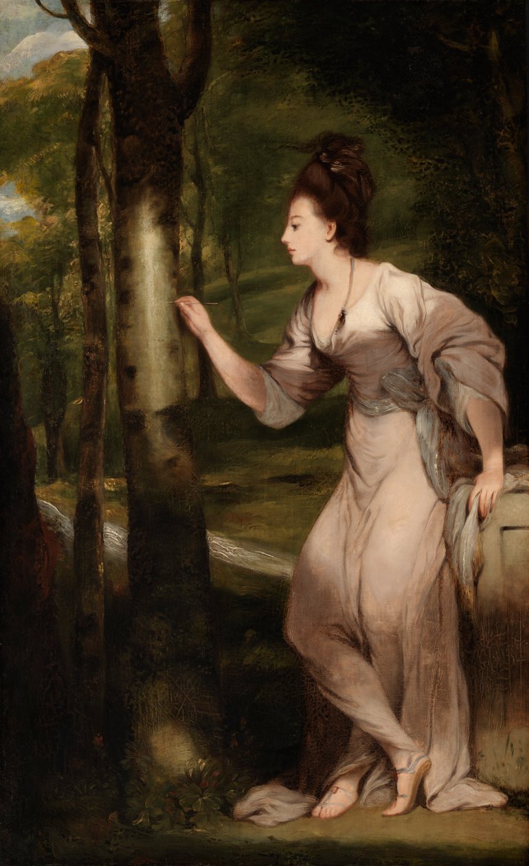 Mrs. Lloyd, 1700-tallet. av Unbekannt