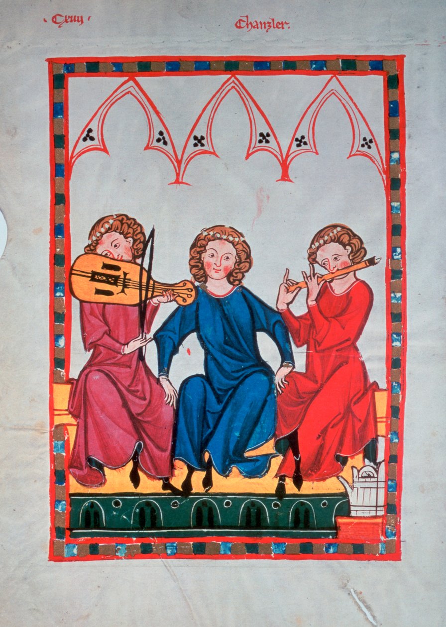 Musikere, 1304-1340 av Unbekannt