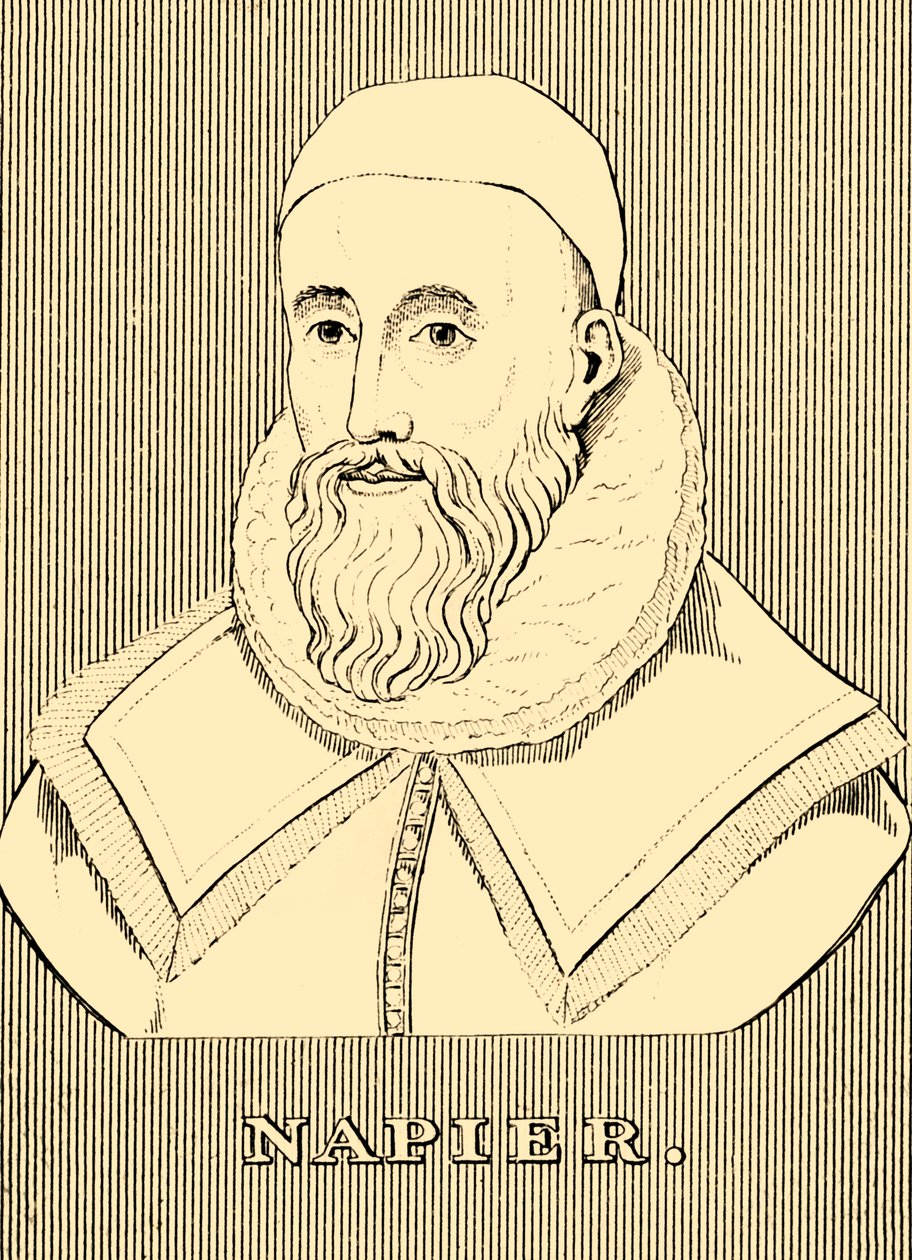 Napier, 1550-1617, 1830. av Unbekannt