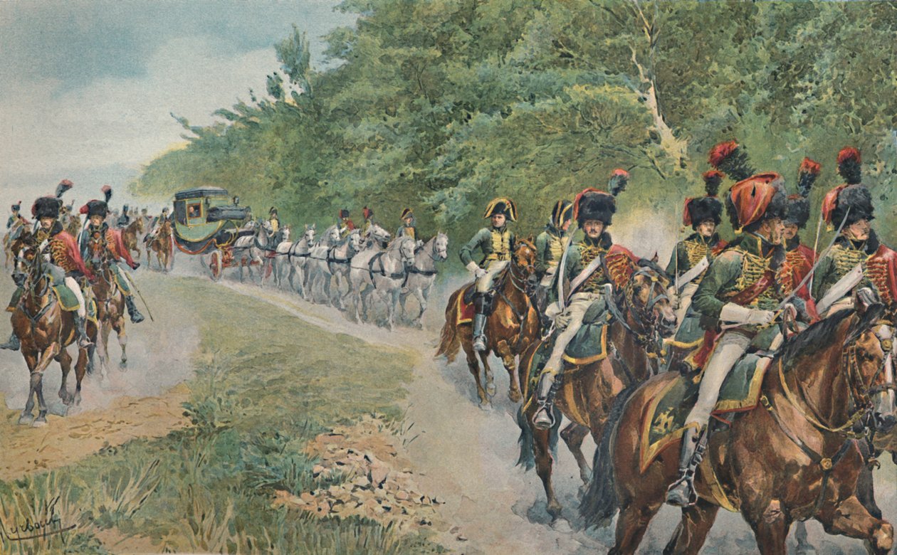 Napoleons reisemåte, c1800, 1896. av Unbekannt