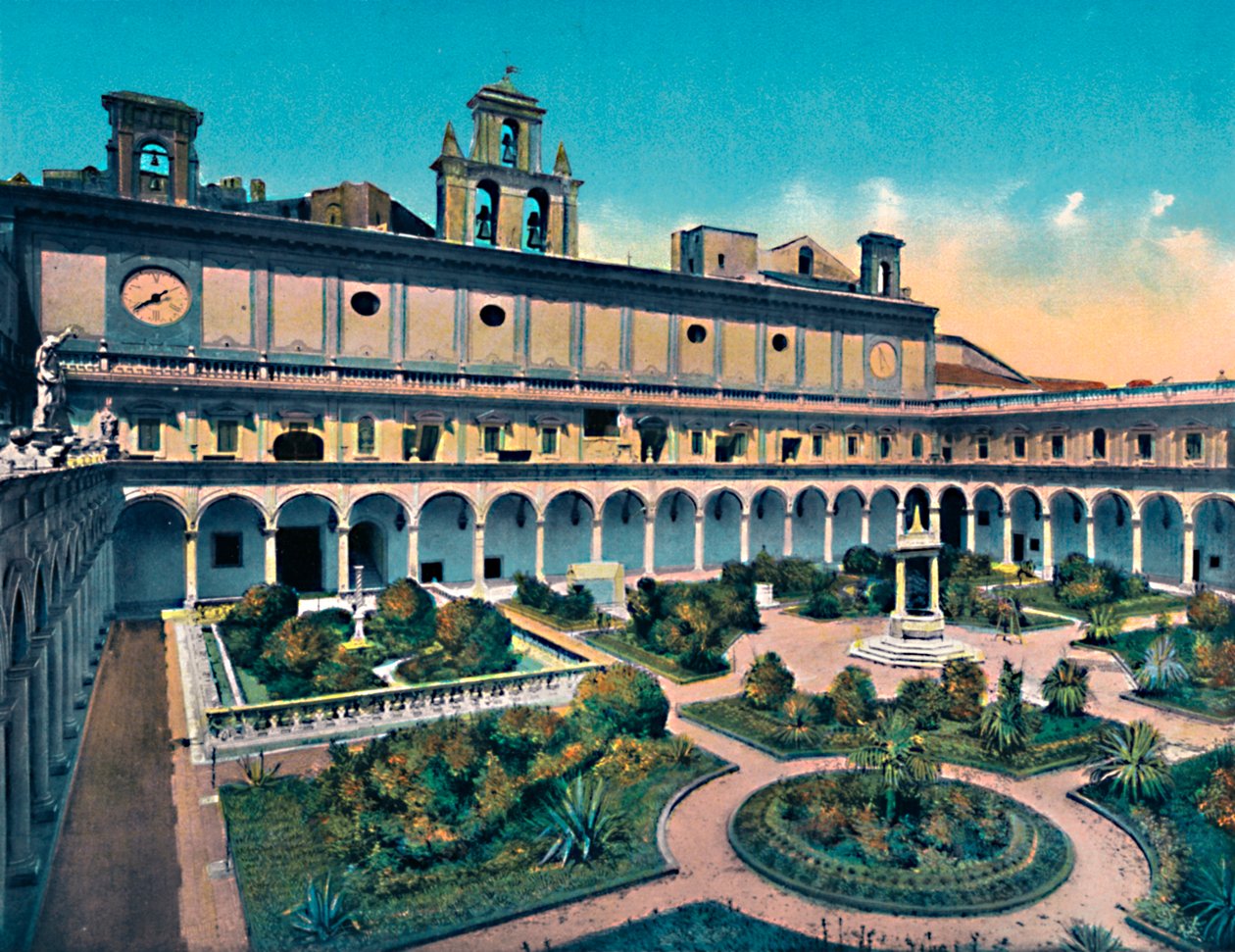 Napoli - Kiosk av S. Martino, c1900. av Unbekannt