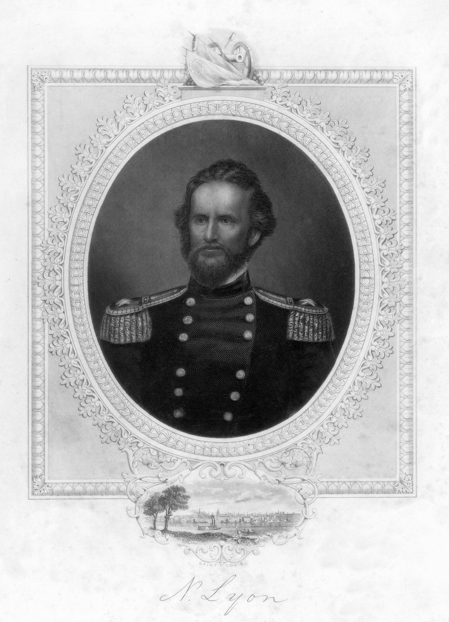 Nathaniel Lyon 1818-1861, amerikansk general, 1863 av Unbekannt