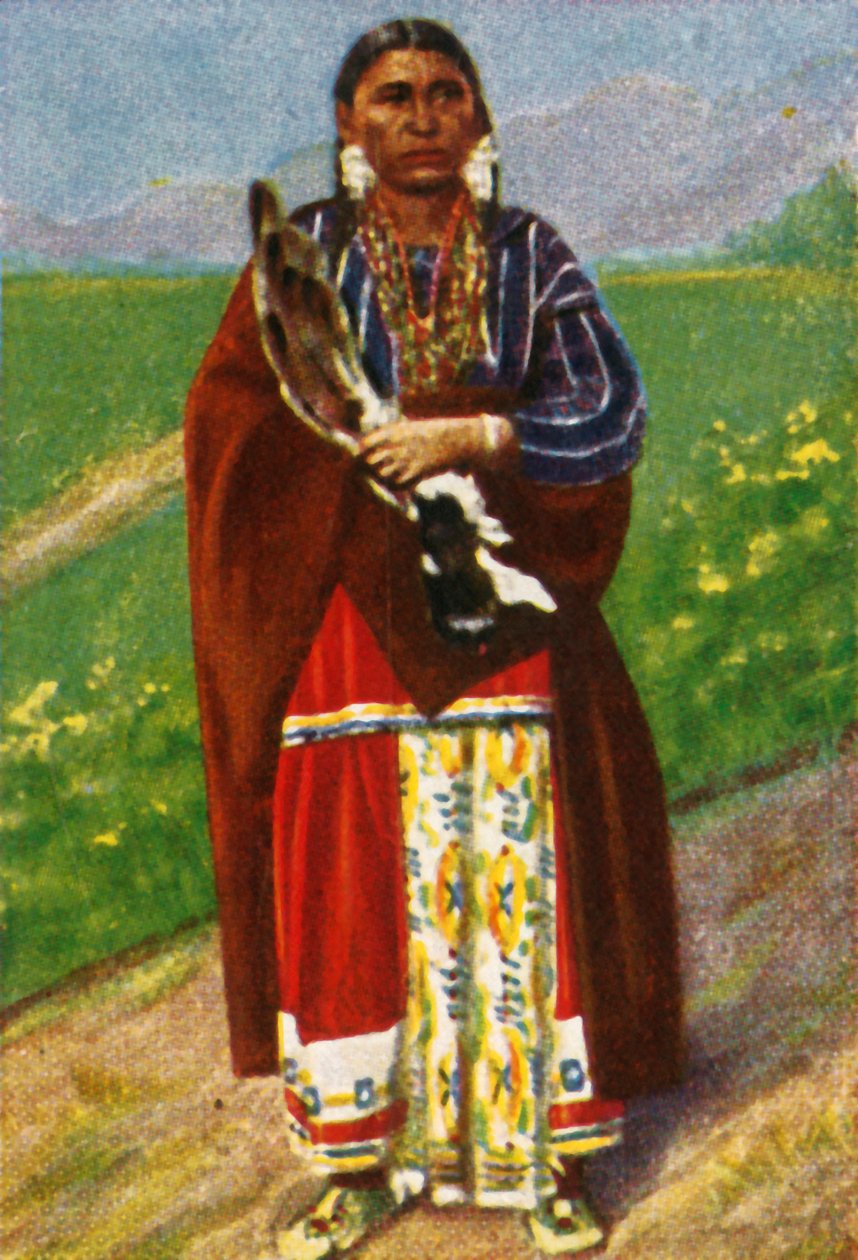 Indiansk kvinne, c1928. av Unbekannt