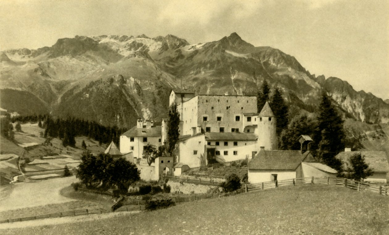 Naudersberg slott, Nauders, Østerrike, c1935. av Unbekannt