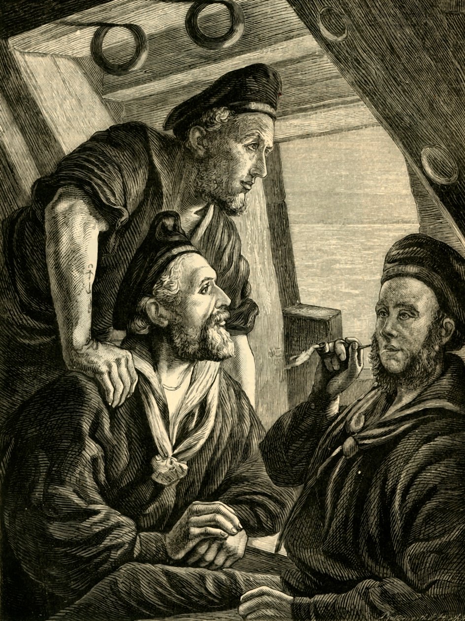 Nærmer seg hjem, 1881. av Unbekannt
