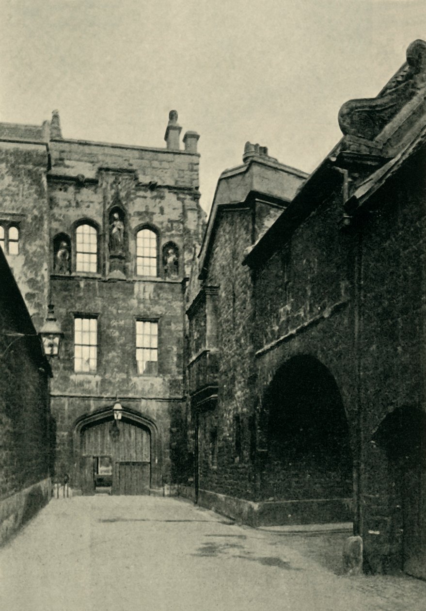 New College Gate and Lane, 1902. av Unbekannt