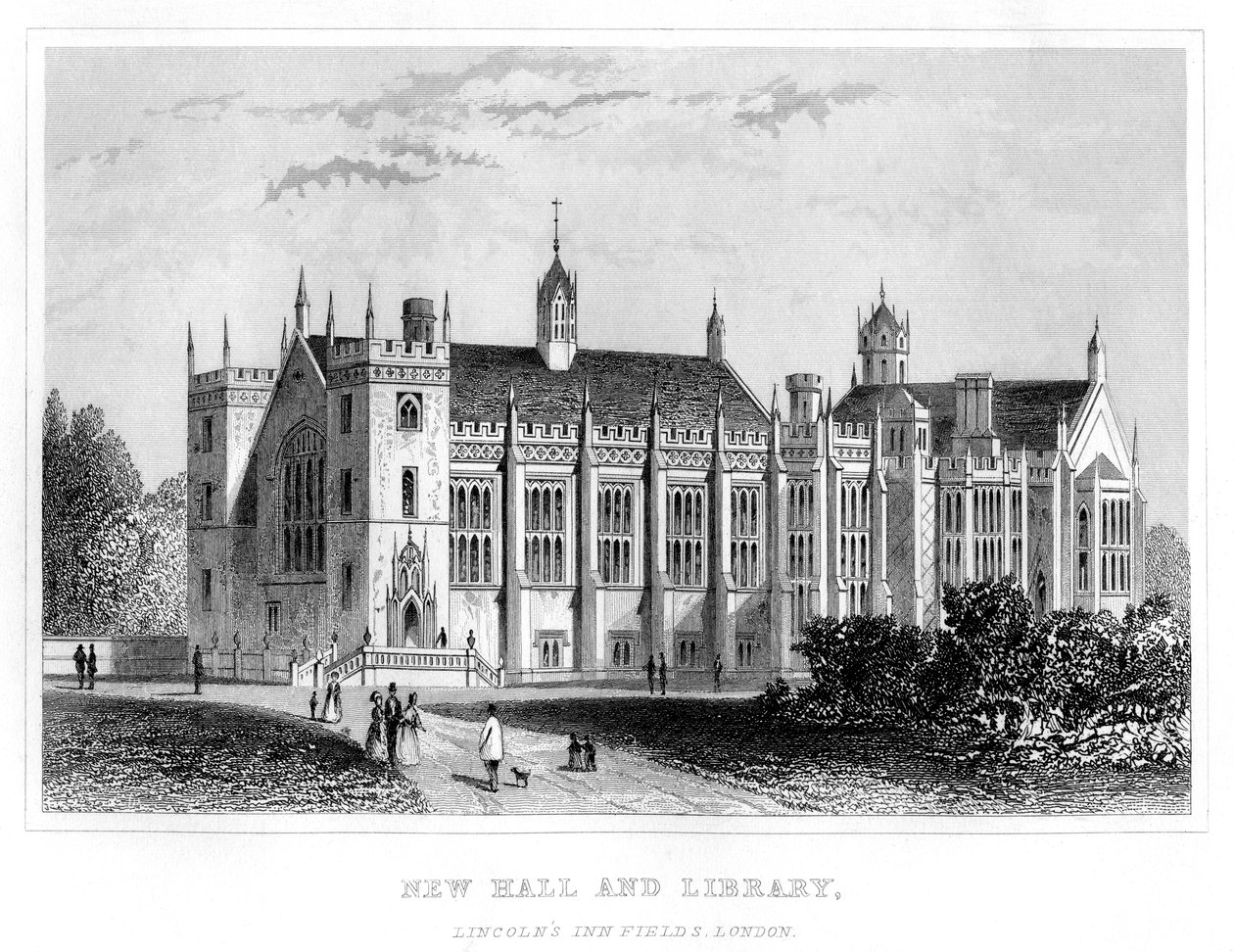 New Hall and Library, Lincolns Inn Fields, London av Unbekannt