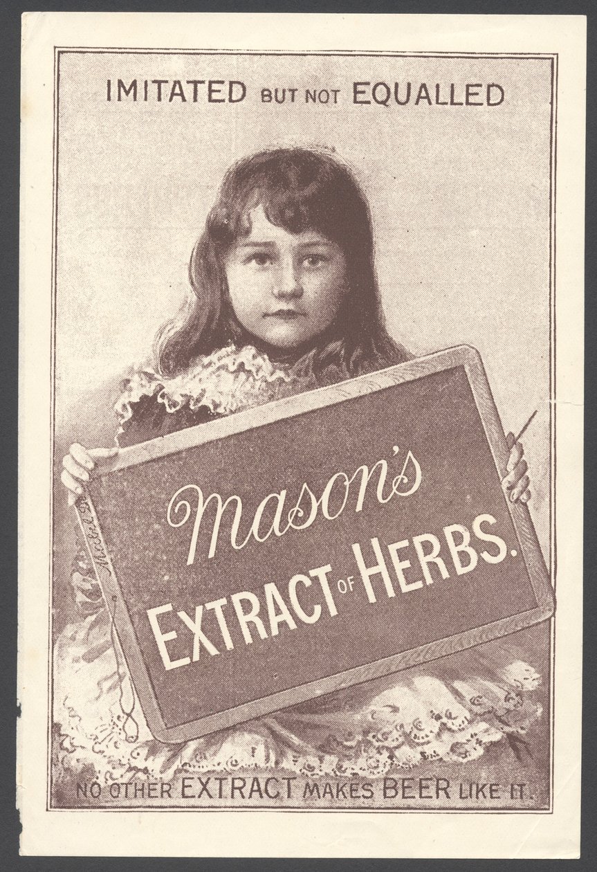 Newball and Mason Extract of Herbs, 1890-tallet av Unbekannt