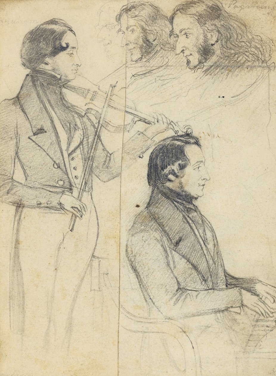 Niccolò Paganini 1782-1840 av Unbekannt