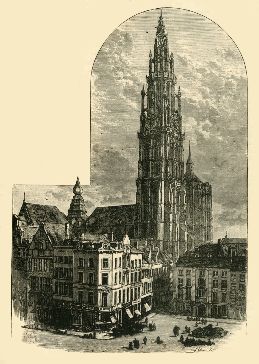 Vår Frue, Antwerpen, 1890. av Unbekannt