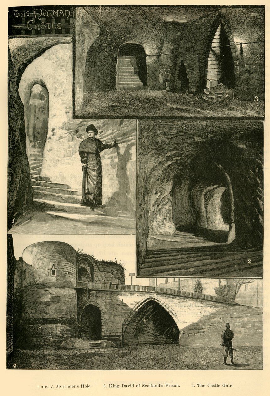 Nottingham Castle, 1898. av Unbekannt