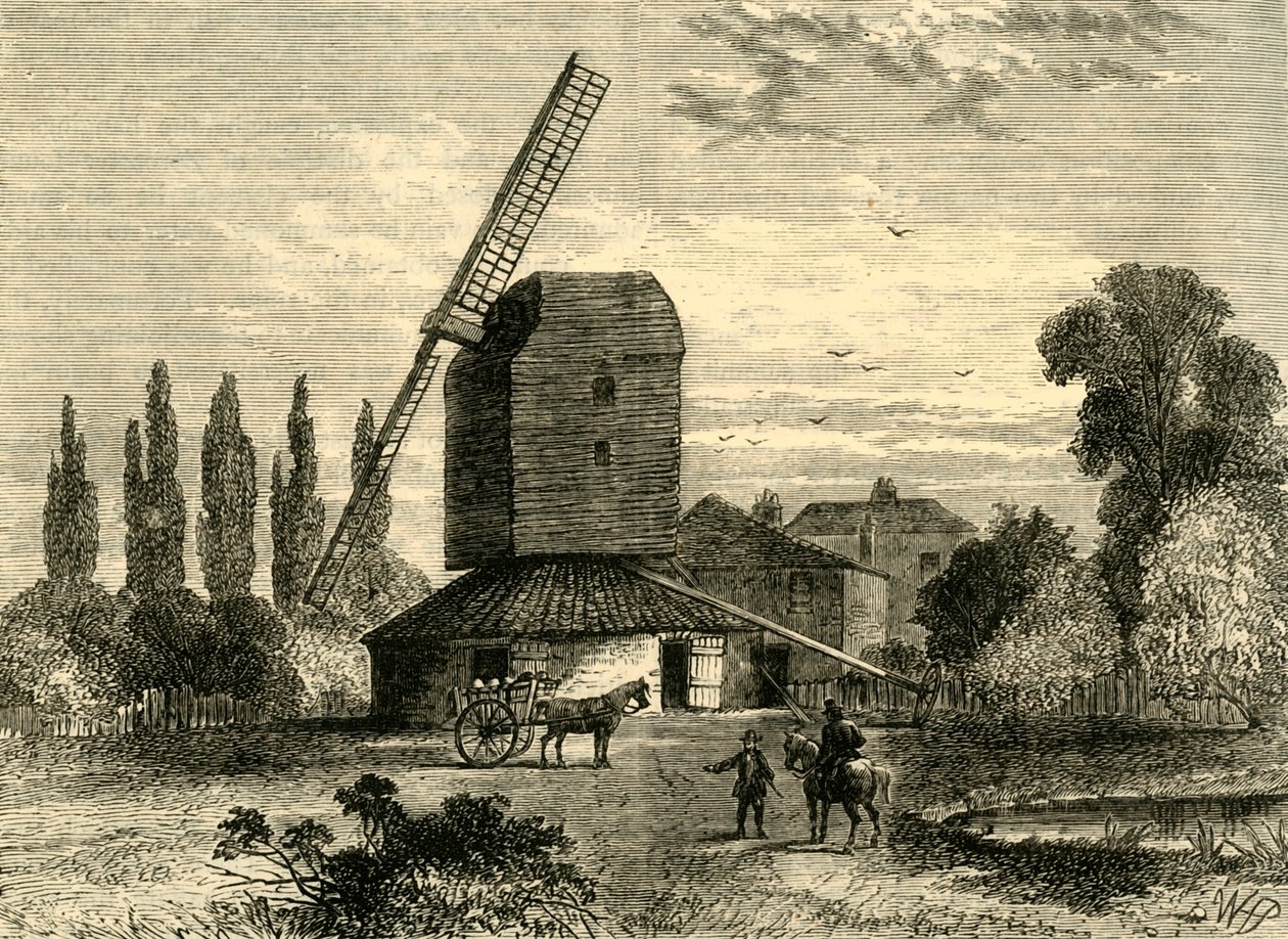 Old Camberwell Mill, c1878. av Unbekannt