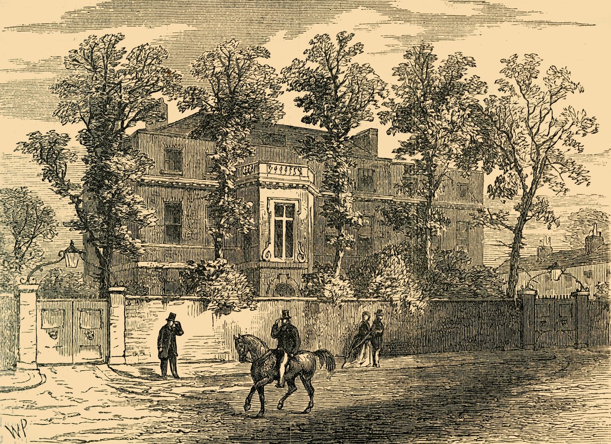 Old Gore House, i 1830, c1876. av Unbekannt