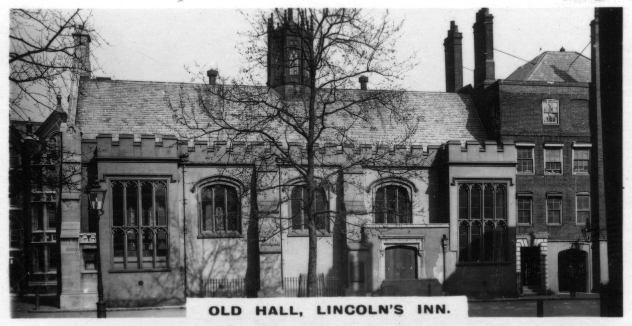 Old Hall, Lincolns Inn, London, ca 1920-tallet av Unbekannt
