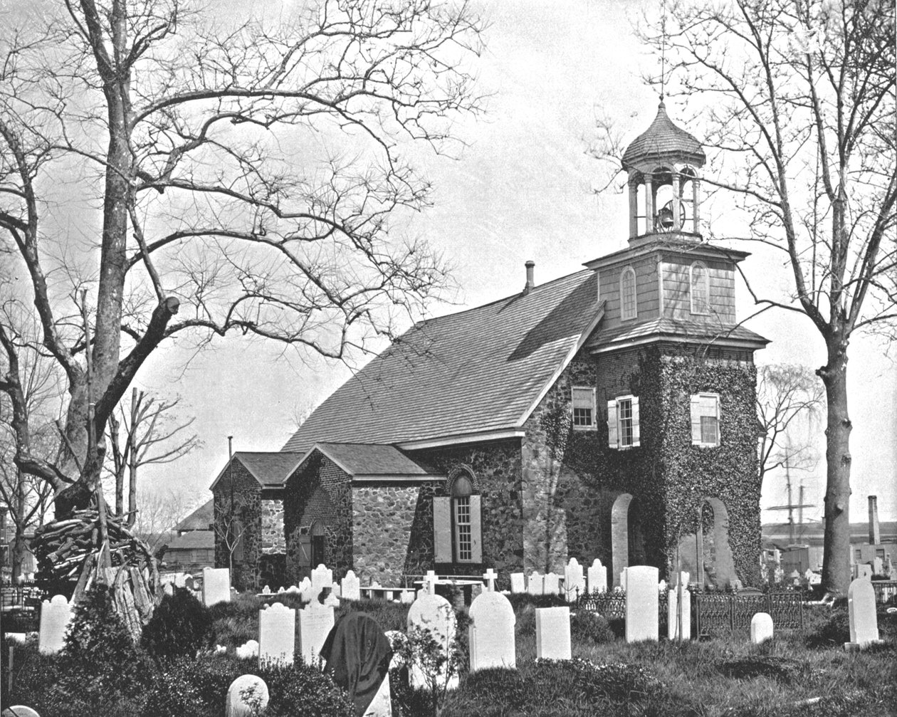 Old Swedes Church, Wilmington, Delaware, USA, ca 1900. av Unbekannt