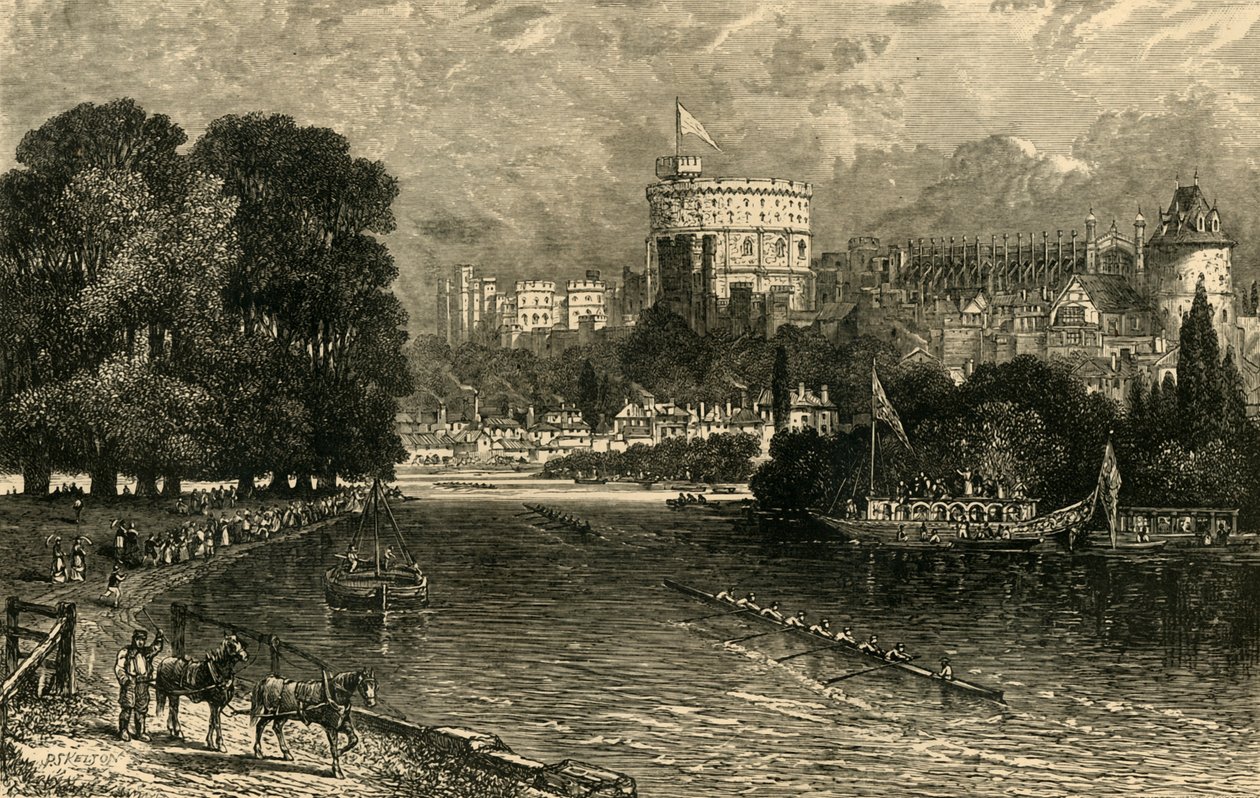 Gamle Windsor den fjerde juni, 1881. av Unbekannt