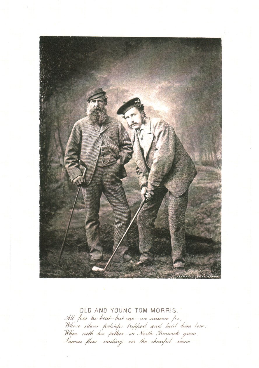 Gamle og unge Tom Morris, c1870 av Unbekannt