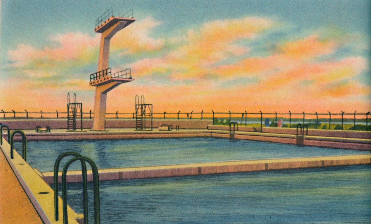 Olympisk svømmebasseng, Barranquilla, c1940-tallet av Unbekannt