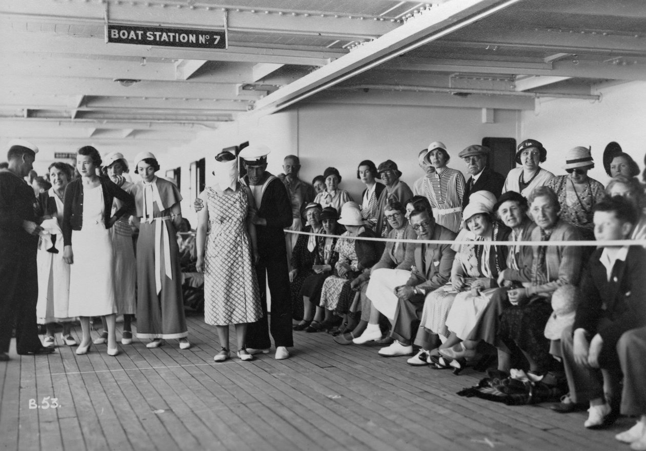 Om bord på RMS Atlantis, c1929-c1939 av Unbekannt