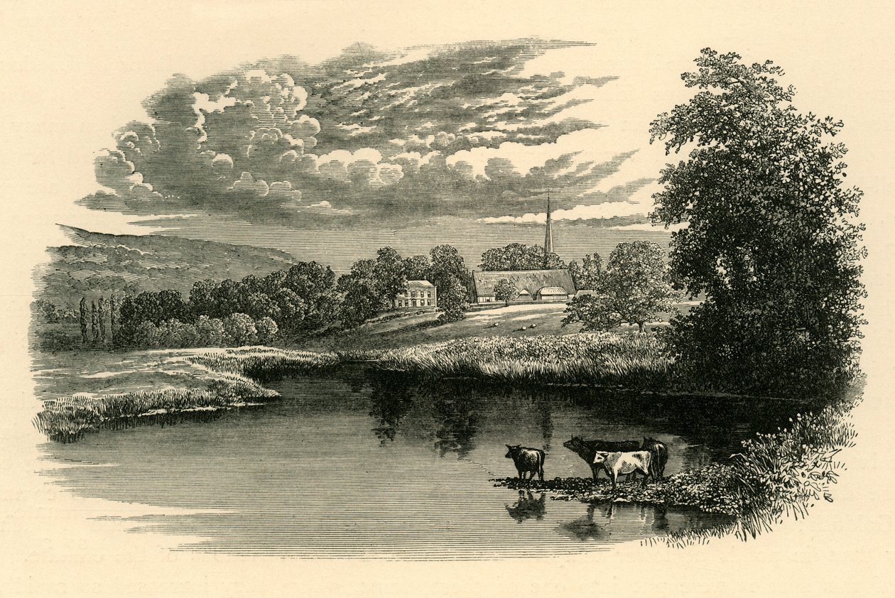 På Avon, c1890. av Unbekannt
