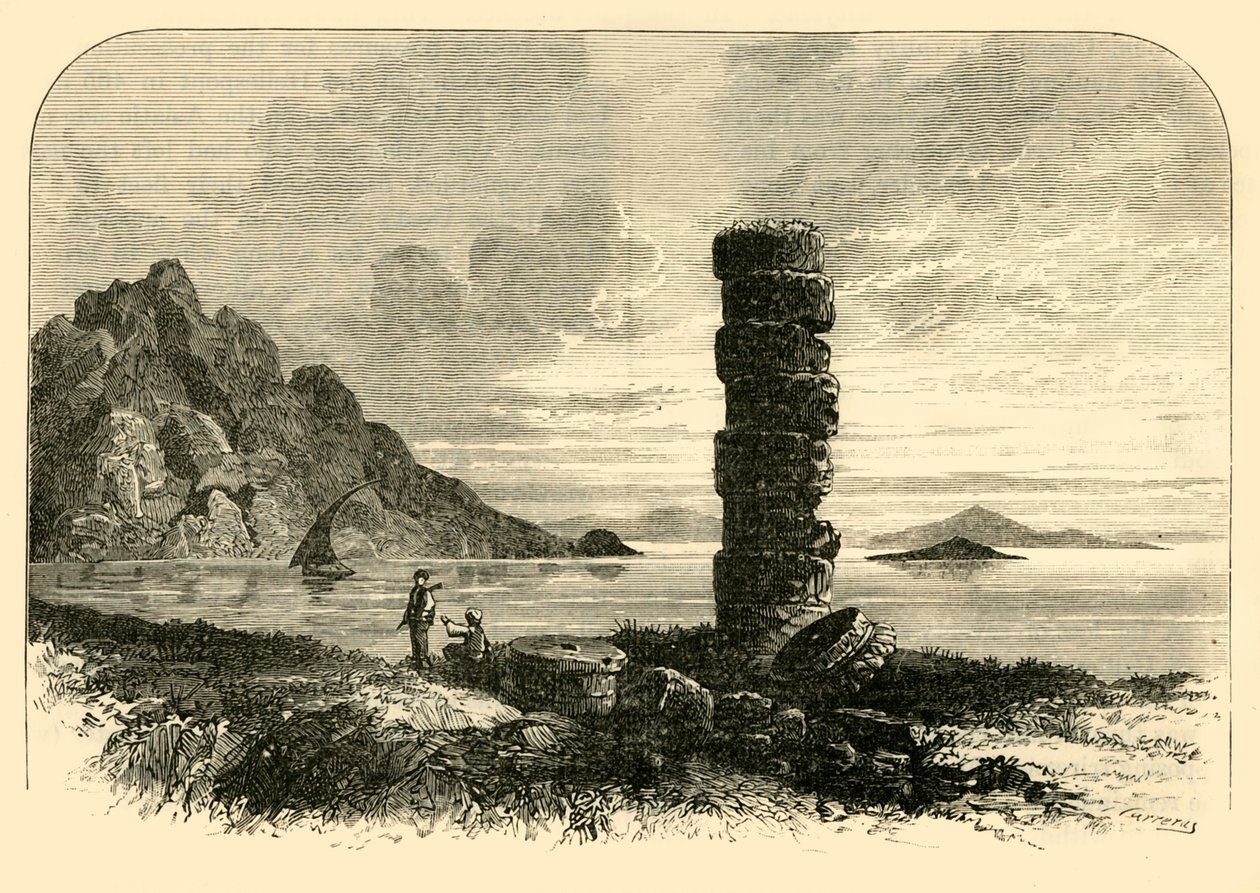 På kysten av Samos, 1890. av Unbekannt