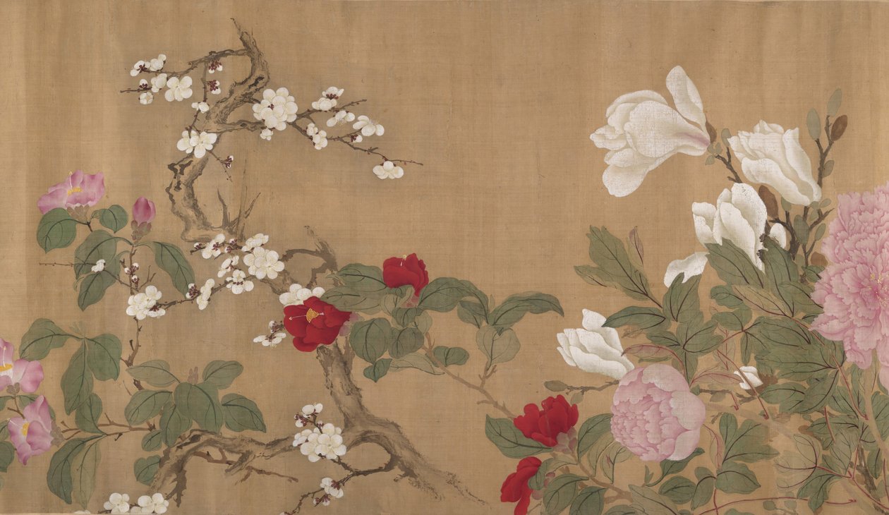Hundre blomster, 1700-tallet. av Unbekannt