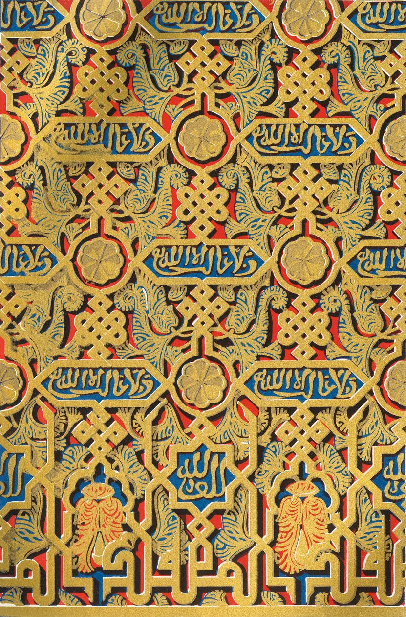 Ornamenter på panel, Hall of Ambassadors, 1907. av Unbekannt
