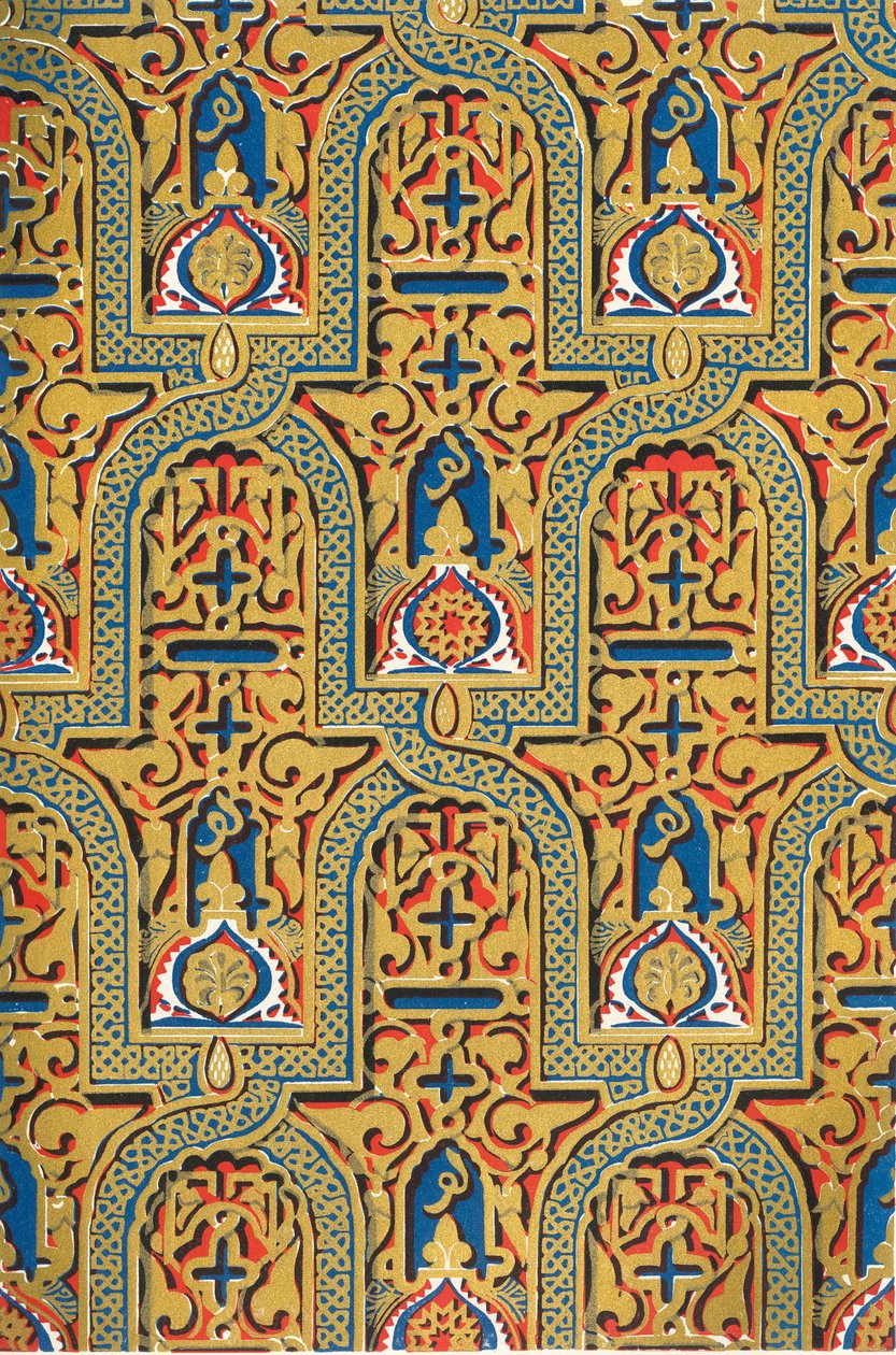 Ornamenter på paneler, Hall of Ambassadors, 1907. av Unbekannt